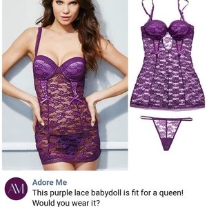 Adore Me "Johanna" Lace Babydoll